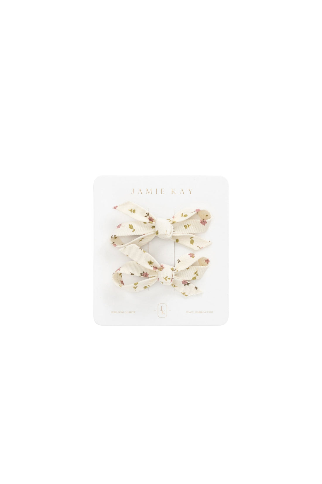 Charlotte Hair Clip Set - Vanilla Pink Childrens Clip Set from Jamie Kay Australia