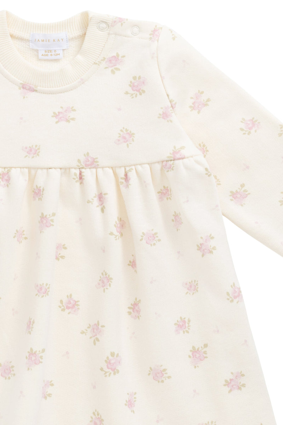 Organic Cotton Charlotte Dress - Simone Egret Childrens Dress from Jamie Kay Australia