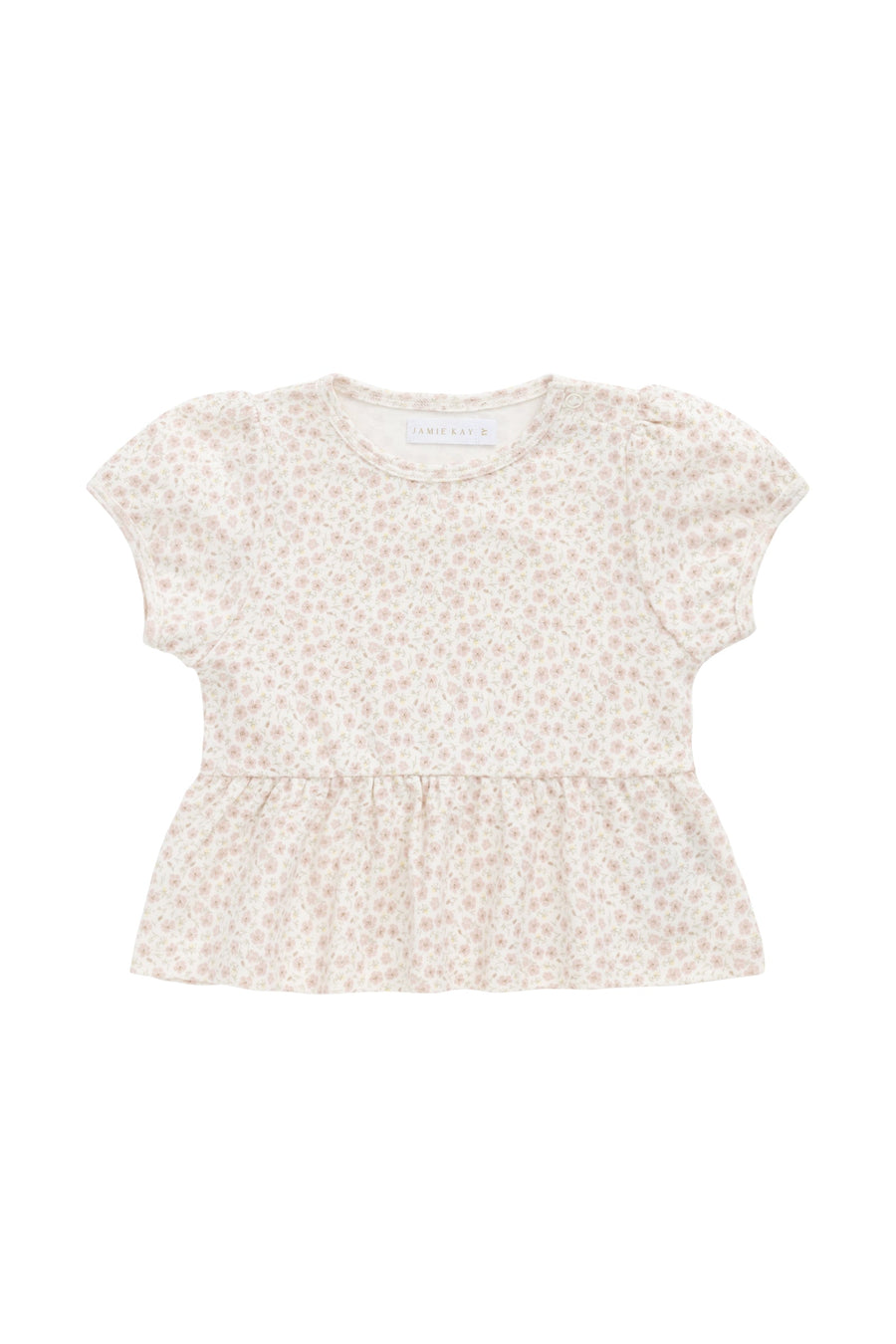Organic Cotton Everly Top - Penelope Rose Small Childrens Top from Jamie Kay Australia