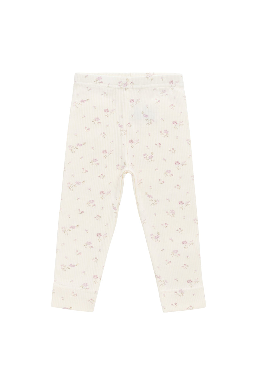 Organic Cotton Fine Rib Everyday Legging - Caroline Egret Childrens Legging from Jamie Kay Australia