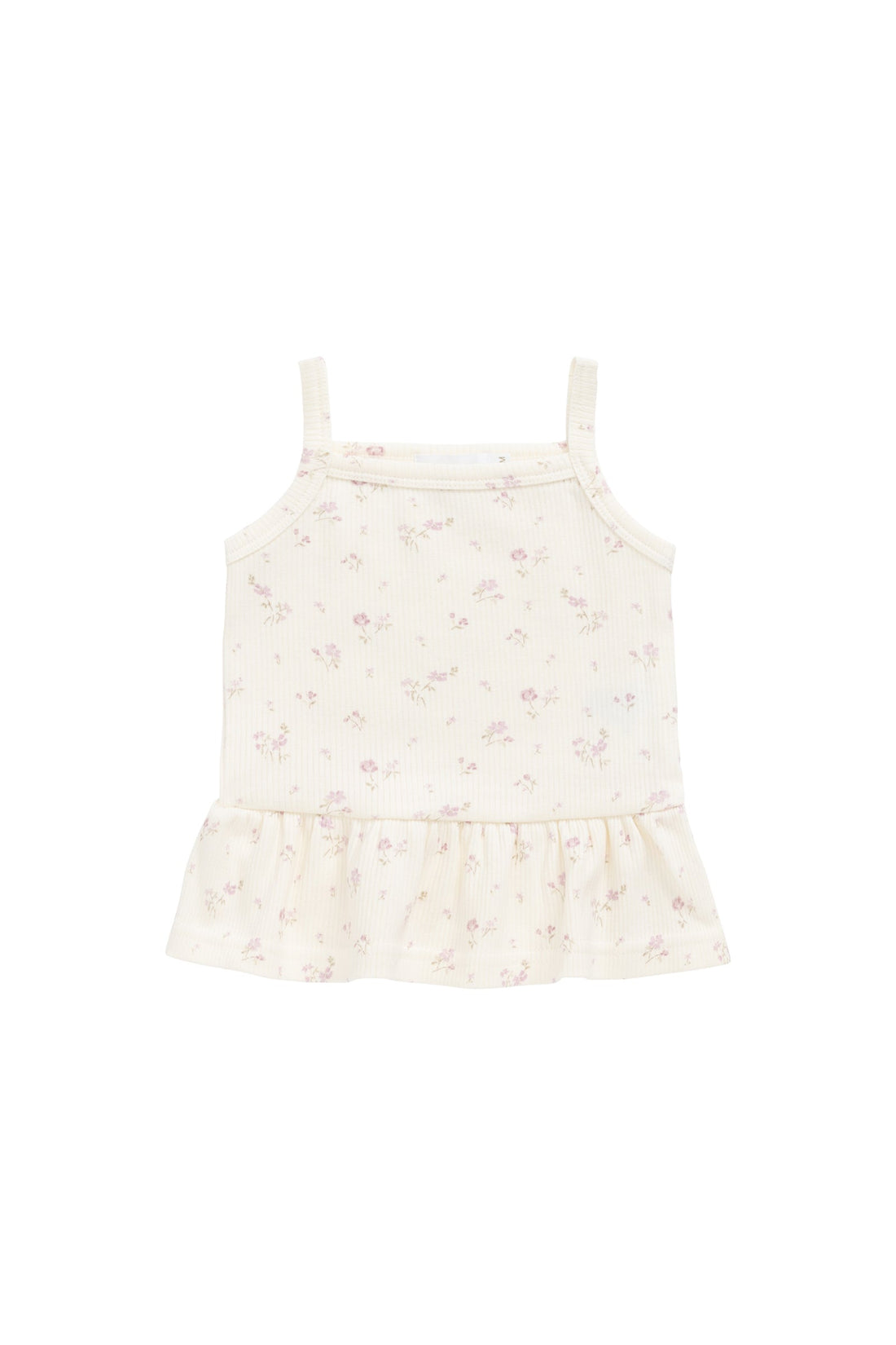 Organic Cotton Fine Rib Lillian Top - Caroline Egret Childrens Top from Jamie Kay Australia