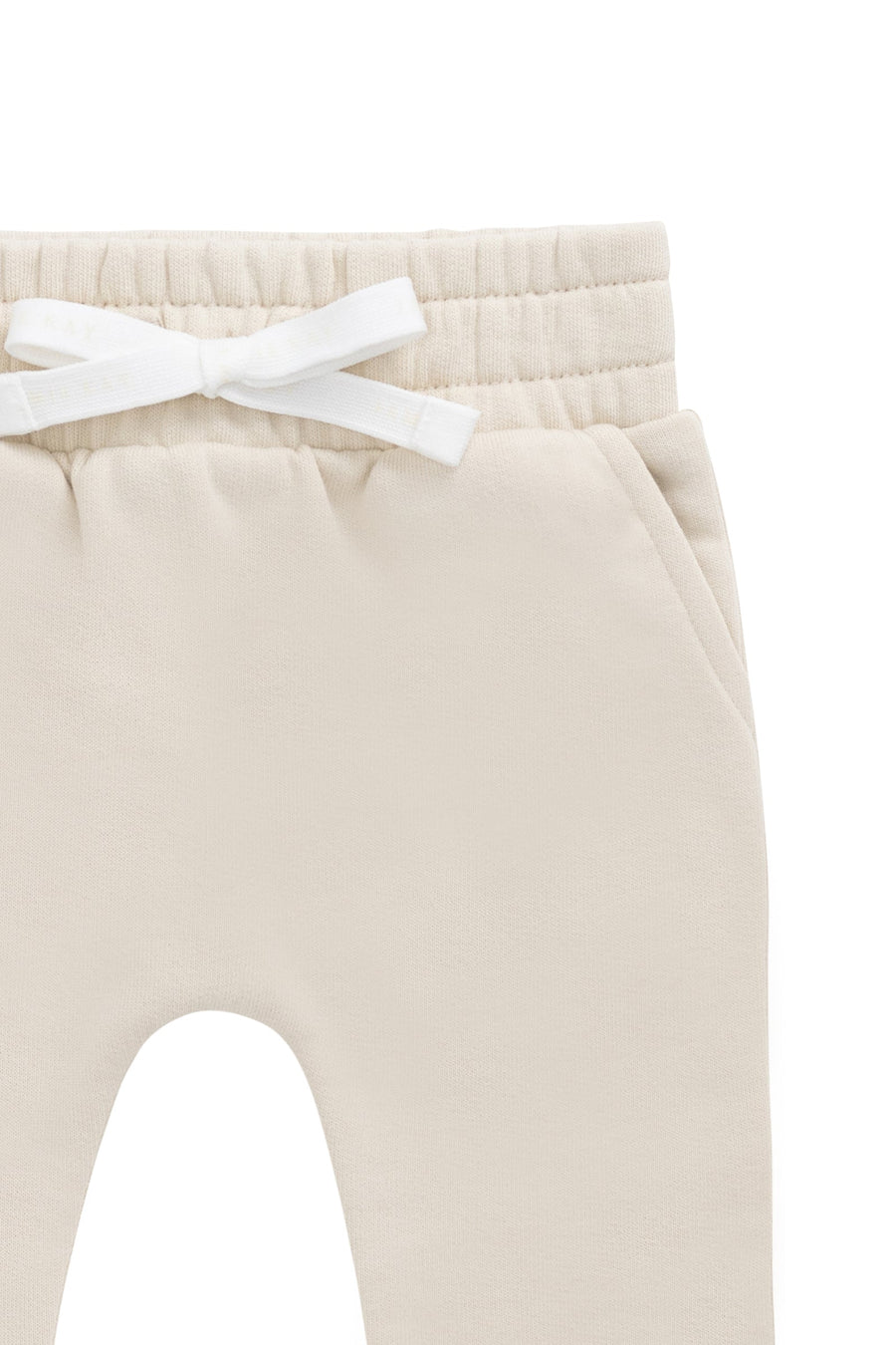 Organic Cotton Flynn Track Pant - Oat Childrens Sweatshirting from Jamie Kay Australia