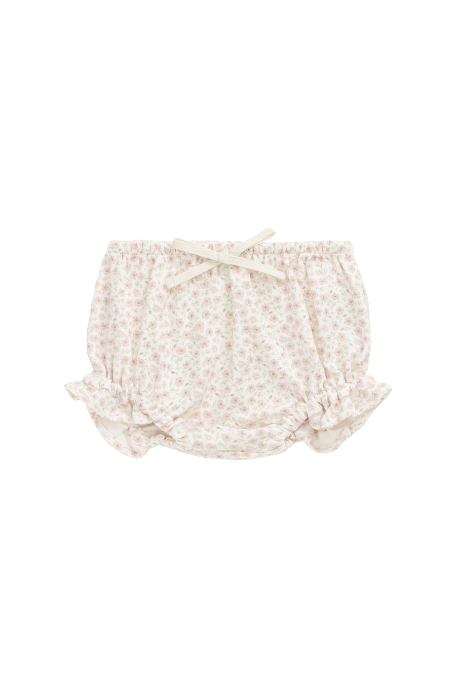 Organic Cotton Frill Bloomer - Penelope Rose Small Childrens Playsuit from Jamie Kay Australia