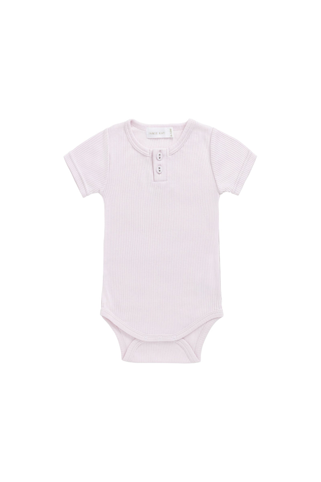 Organic Cotton Modal Darcy Rib Tee Bodysuit - Cassia Childrens Bodysuit from Jamie Kay Australia