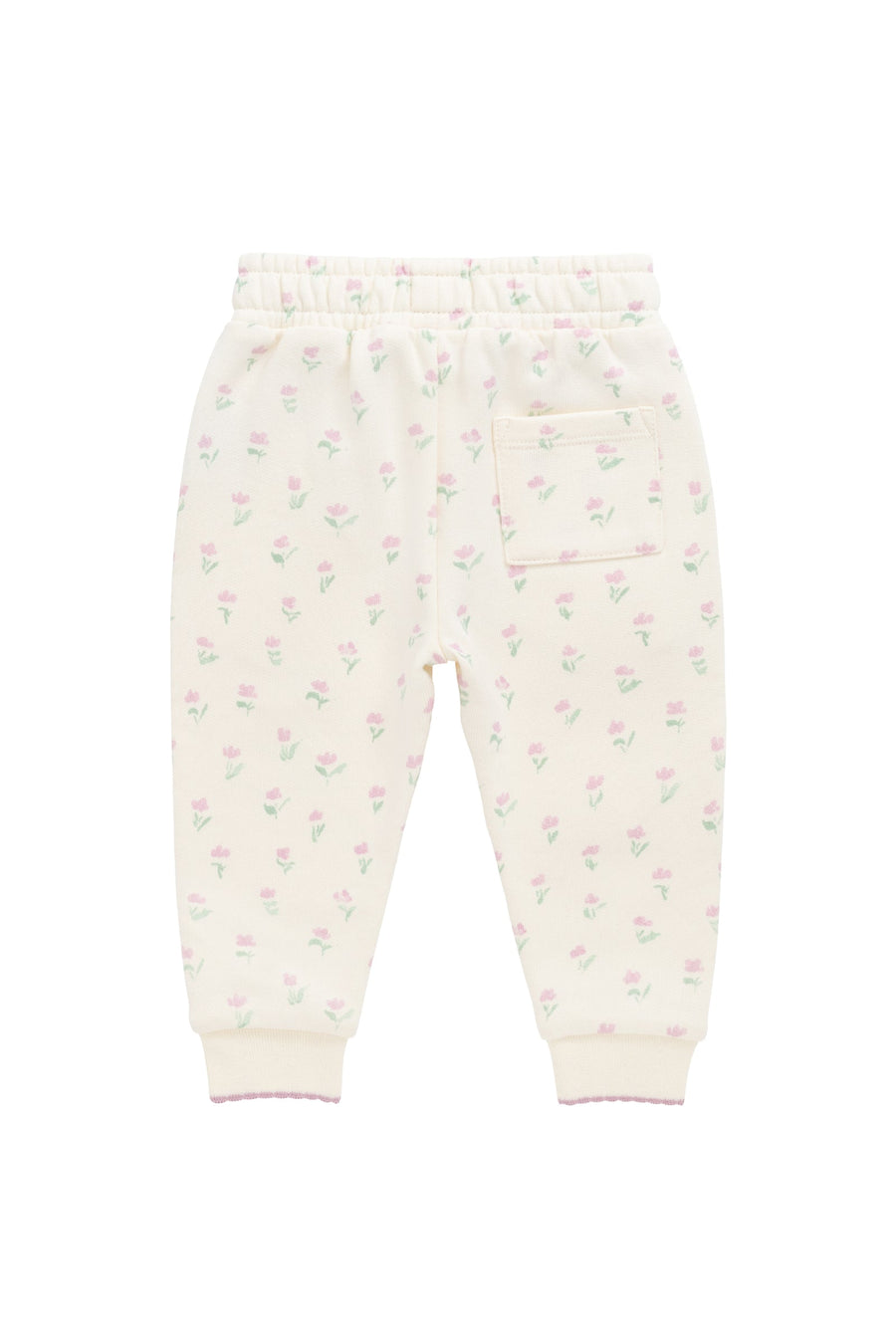 Organic Cotton Monroe Track Pant - Lila Pink Childrens Sweatshirting from Jamie Kay Australia
