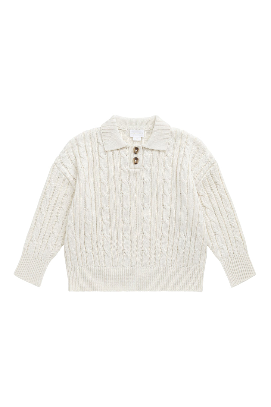 Wade Knitted Jumper - Cloud Childrens Hat from Jamie Kay Australia