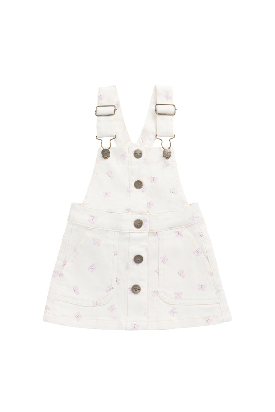 Vintage Overall Dress - Parchment Jamie's Atrium Childrens Overall from Jamie Kay Australia