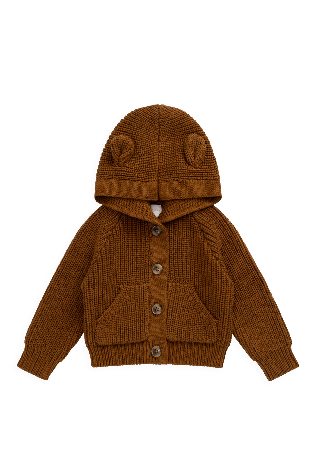 Bear Cardigan - Spice Childrens Cardigan from Jamie Kay Australia