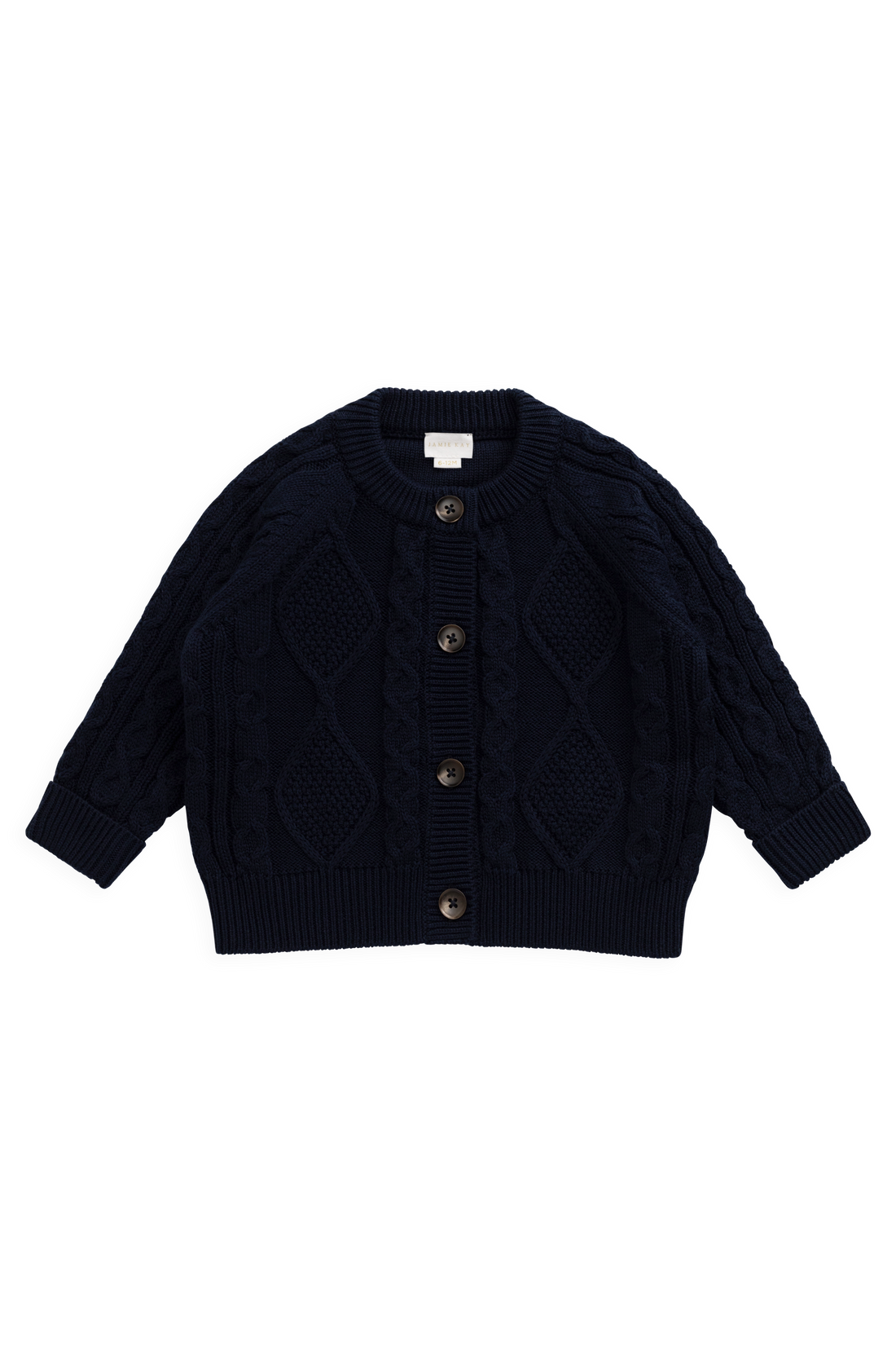 Logan Knitted Cardigan - Navy Childrens Cardigan from Jamie Kay Australia