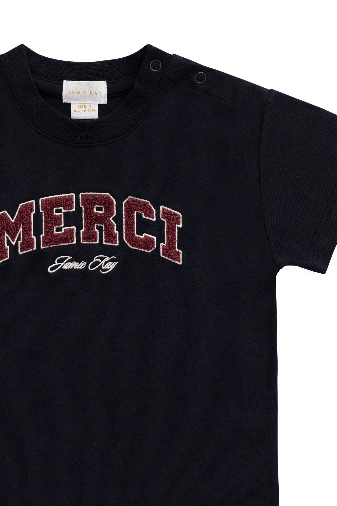 Organic Cotton Bjorn Tee - Maritime Merci Childrens Top from Jamie Kay Australia