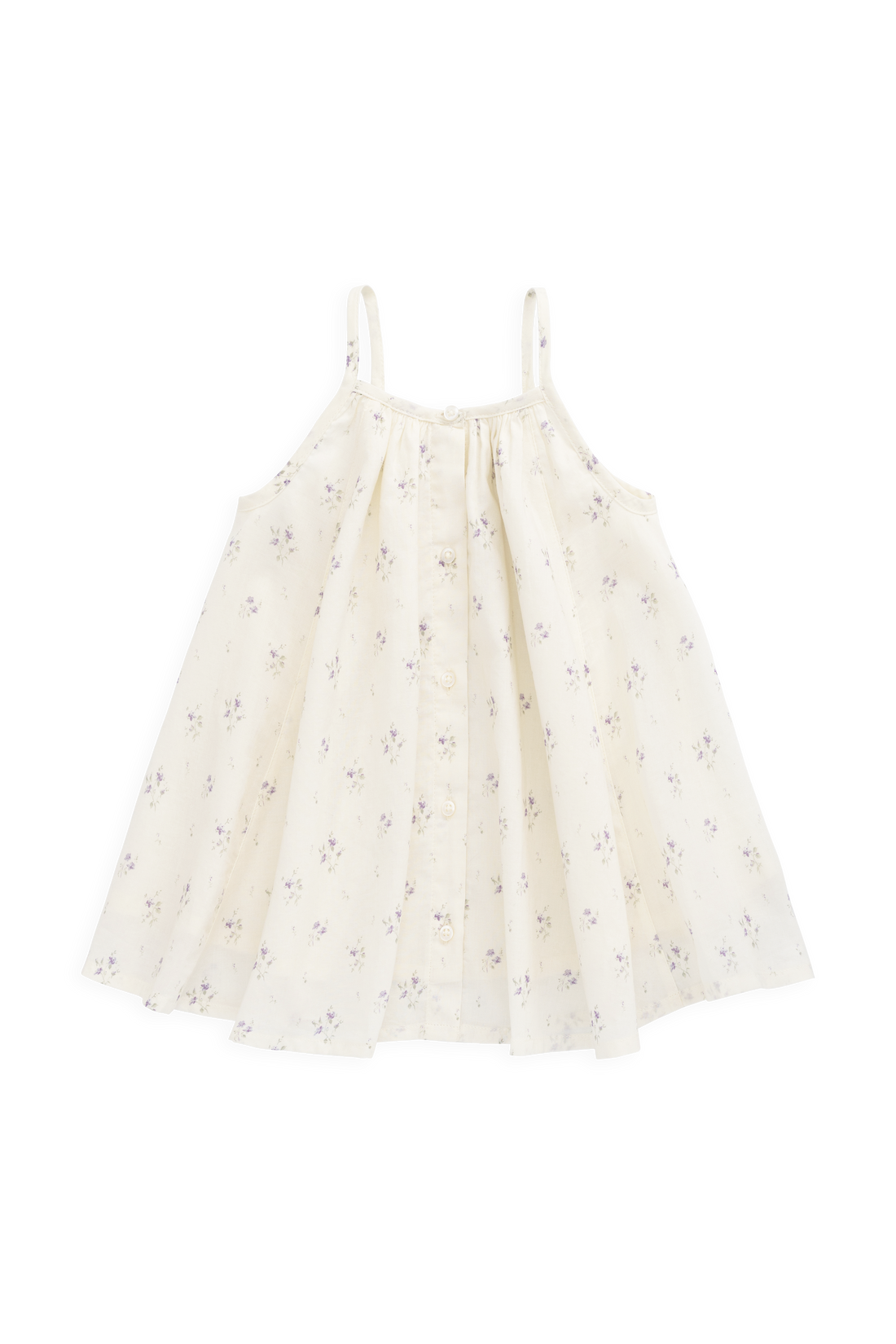 Organic Cotton Cosette Dress - Jade Floral Childrens Dress from Jamie Kay Australia