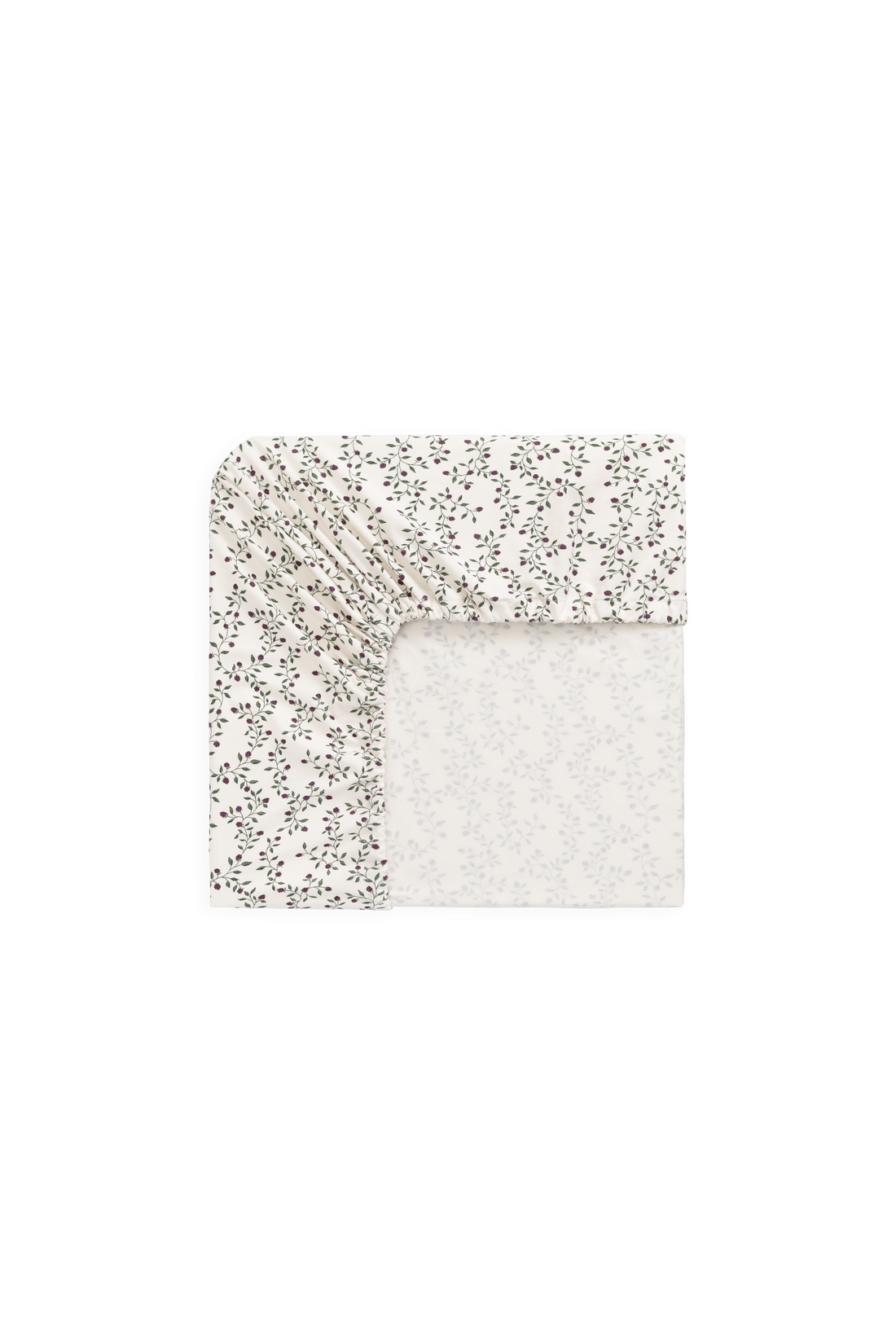 Organic Cotton Cot Sheet - Mulberries Childrens Bedding from Jamie Kay Australia