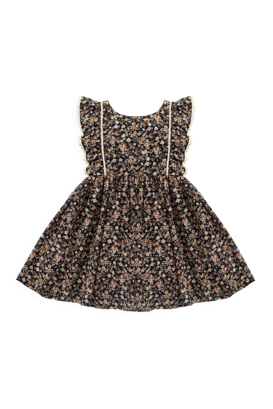 Organic Cotton Helene Dress - Luca Floral Childrens Dress from Jamie Kay Australia