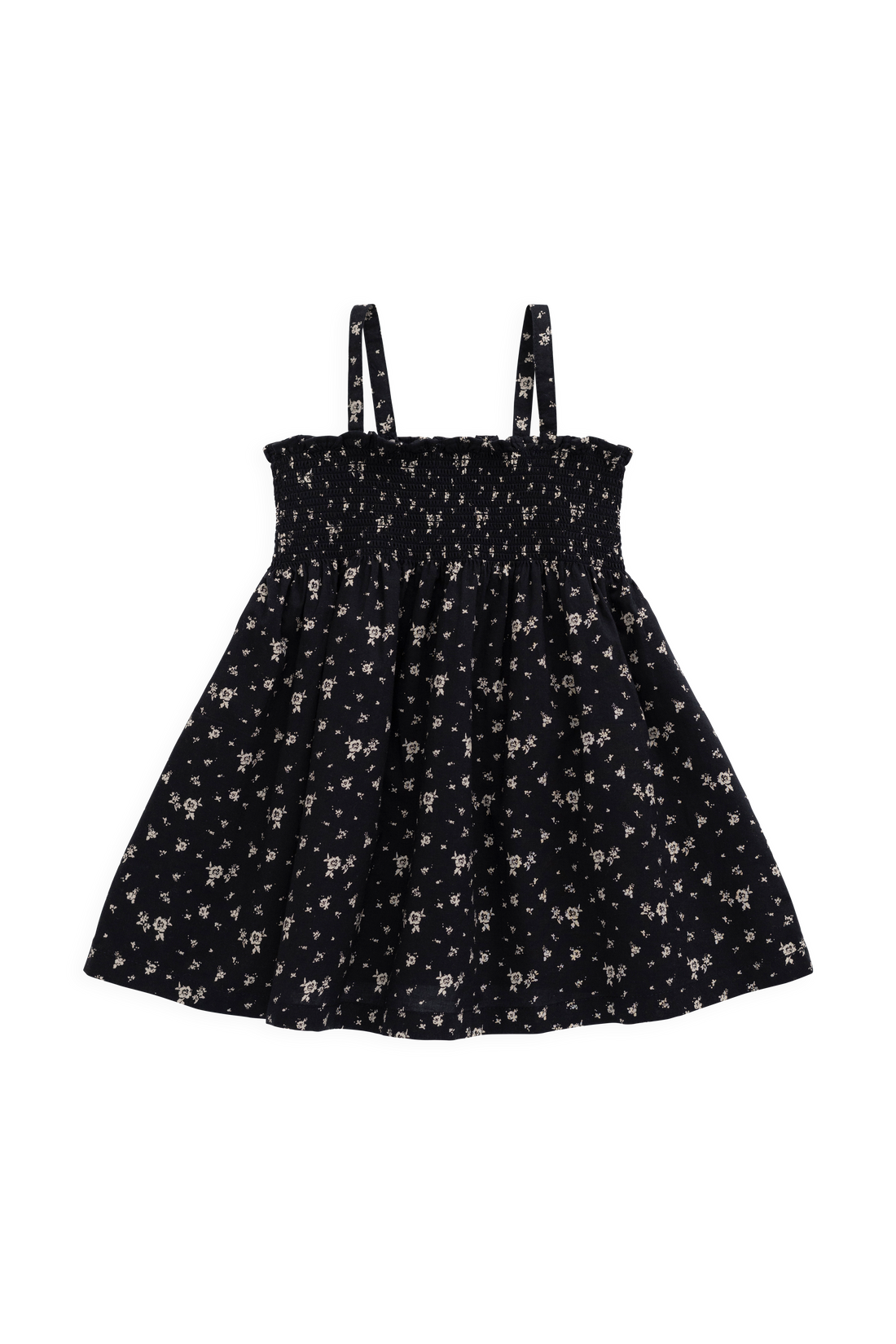 Organic Cotton Marlene Dress - Huguette Graphite Childrens Dress from Jamie Kay Australia