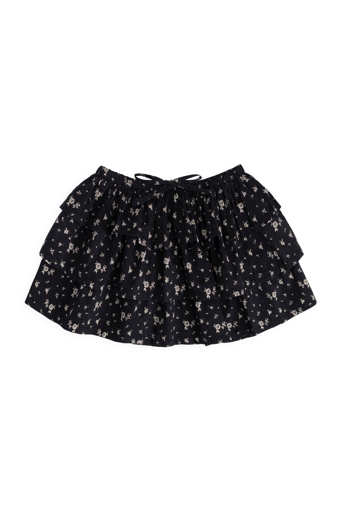 Organic Cotton Mariette Skirt - Huguette Graphite Childrens Skirt from Jamie Kay Australia