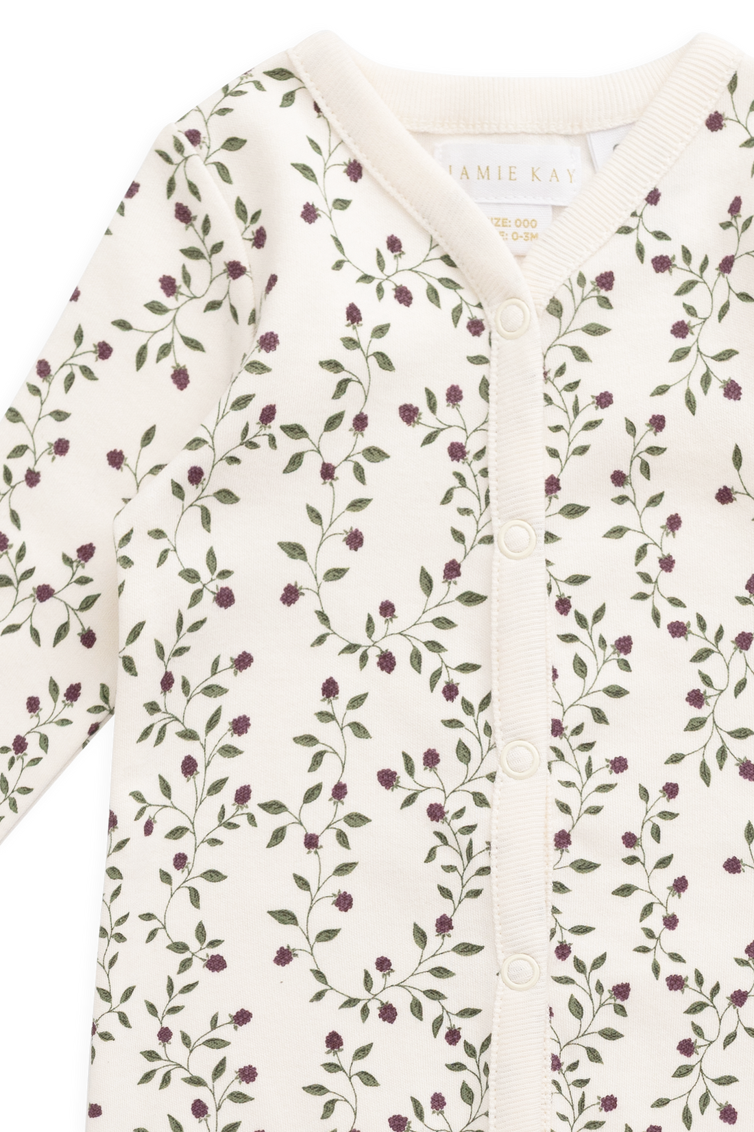 Organic Cotton Murphy Onepiece - Mulberries Childrens Onepiece from Jamie Kay Australia