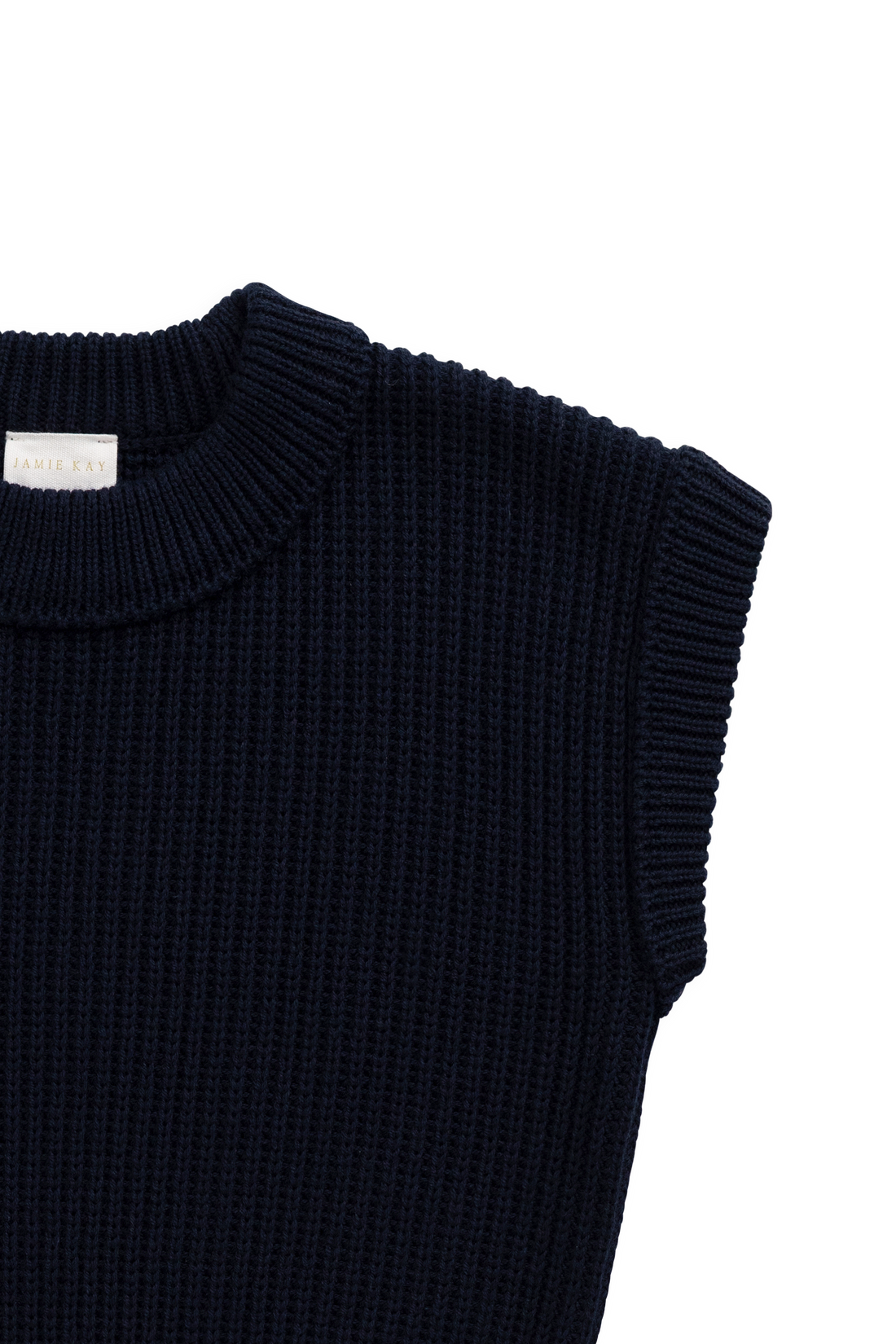 Virgil Knit Vest - Navy Childrens Vest from Jamie Kay Australia