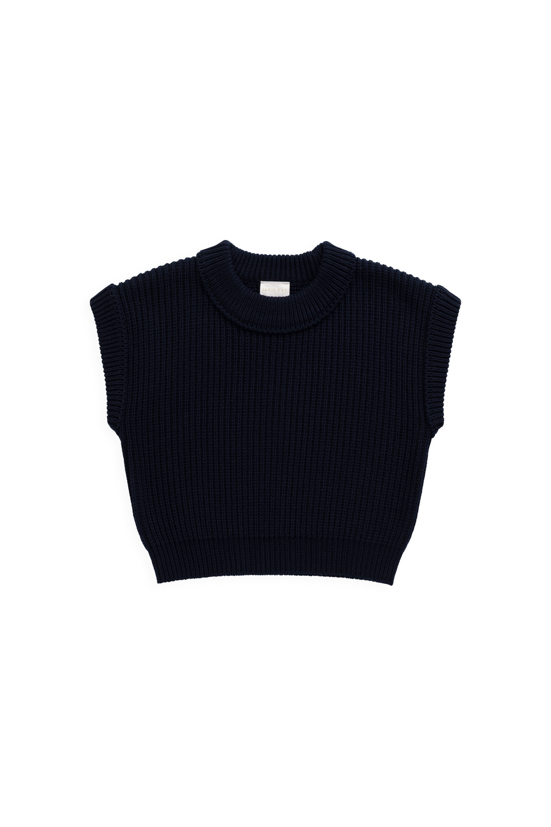 Virgil Knit Vest - Navy Childrens Vest from Jamie Kay Australia