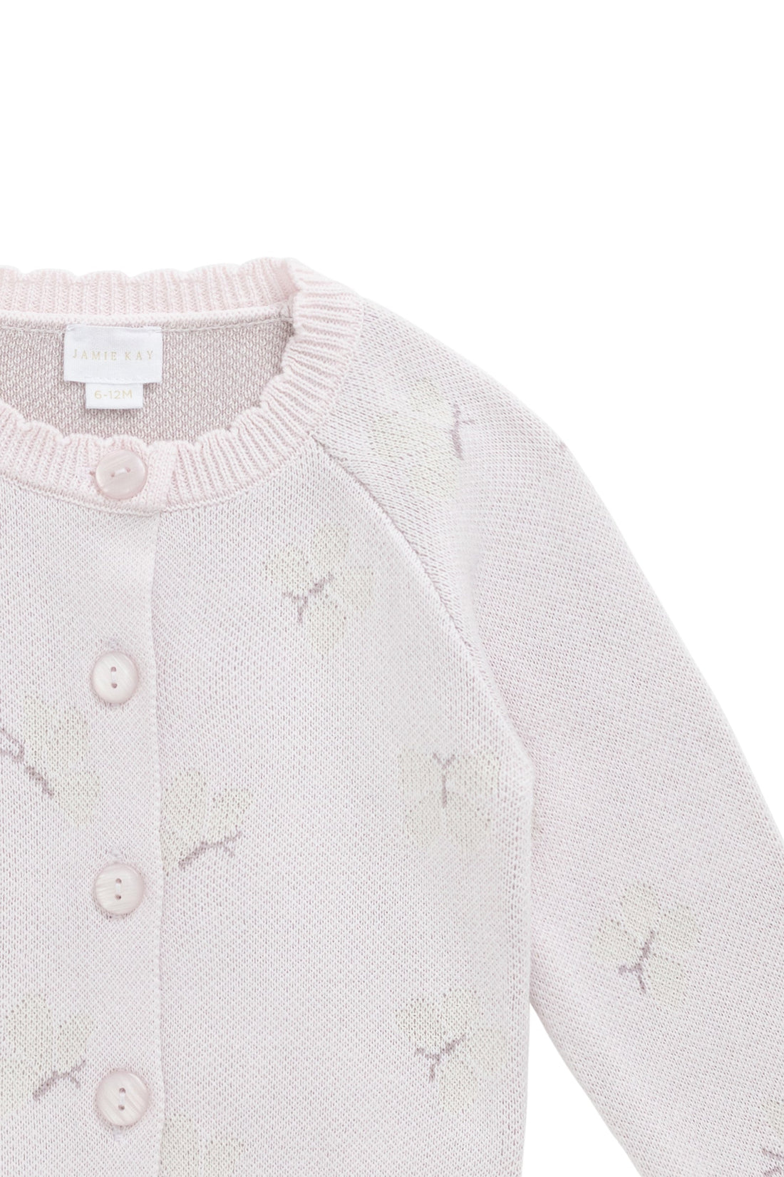 Jamie Cardigan - Jamie's Atrium Jacquard Calcite Childrens Cardigan from Jamie Kay Australia