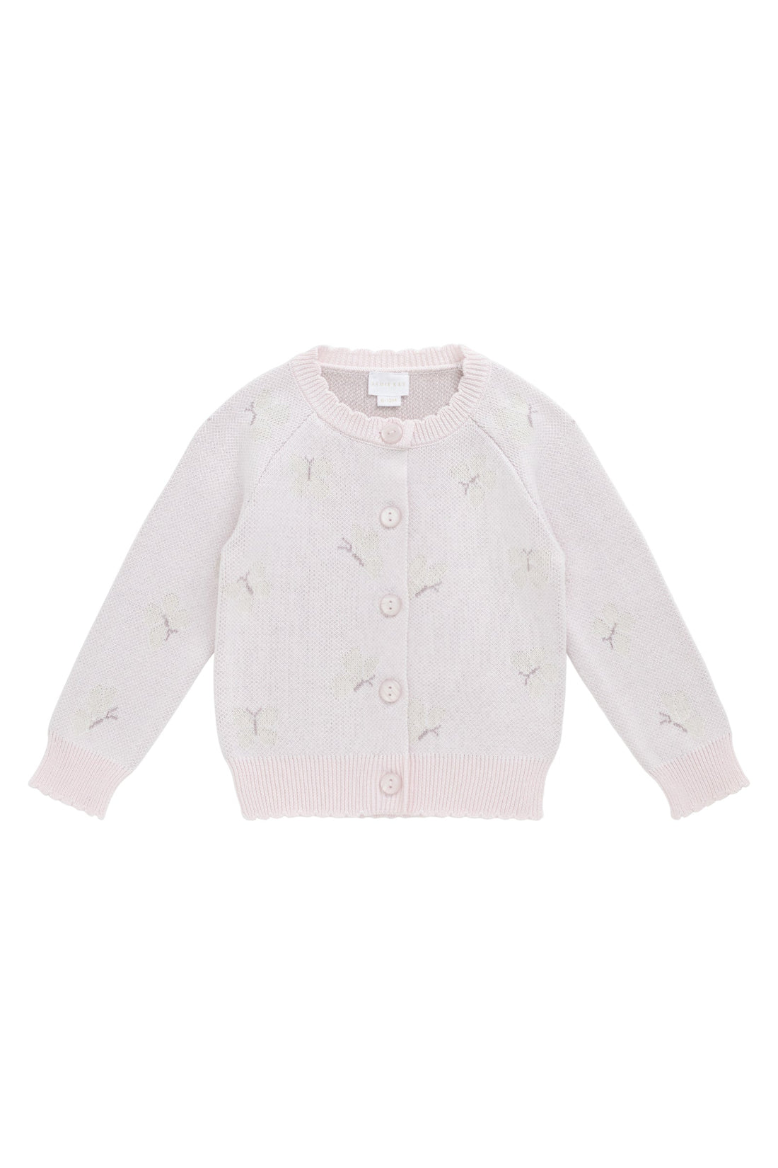 Jamie Cardigan - Jamie's Atrium Jacquard Calcite Childrens Cardigan from Jamie Kay Australia