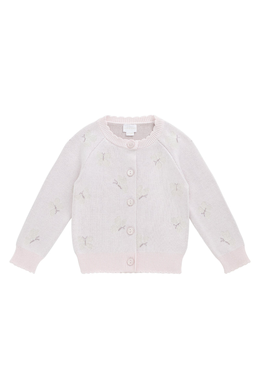 Jamie Cardigan - Jamie's Atrium Jacquard Calcite Childrens Cardigan from Jamie Kay Australia