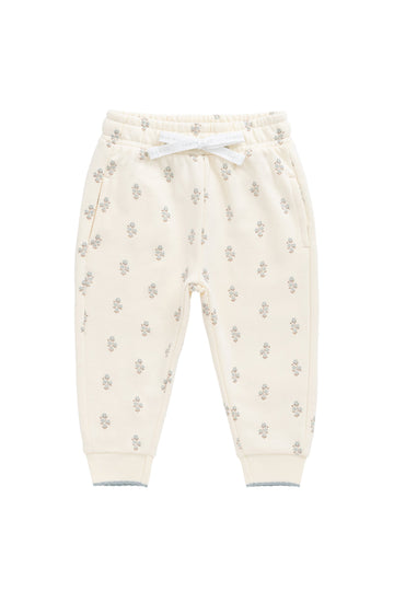 Organic Cotton Monroe Track Pant - Rachelle Blue Fox Childrens Pant from Jamie Kay Australia