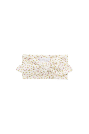 Organic Cotton Headband - Pippa Pink Childrens Headband from Jamie Kay Australia