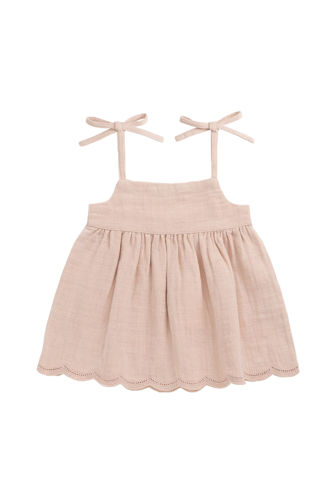 Organic Cotton Muslin Briella Top - Chalky Pink Childrens Top from Jamie Kay Australia