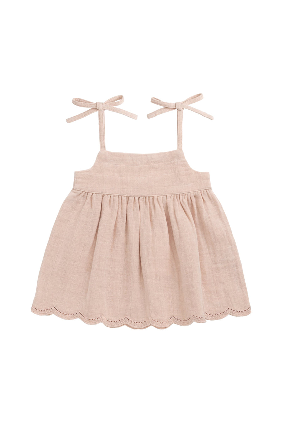Organic Cotton Muslin Briella Top - Chalky Pink Childrens Top from Jamie Kay Australia