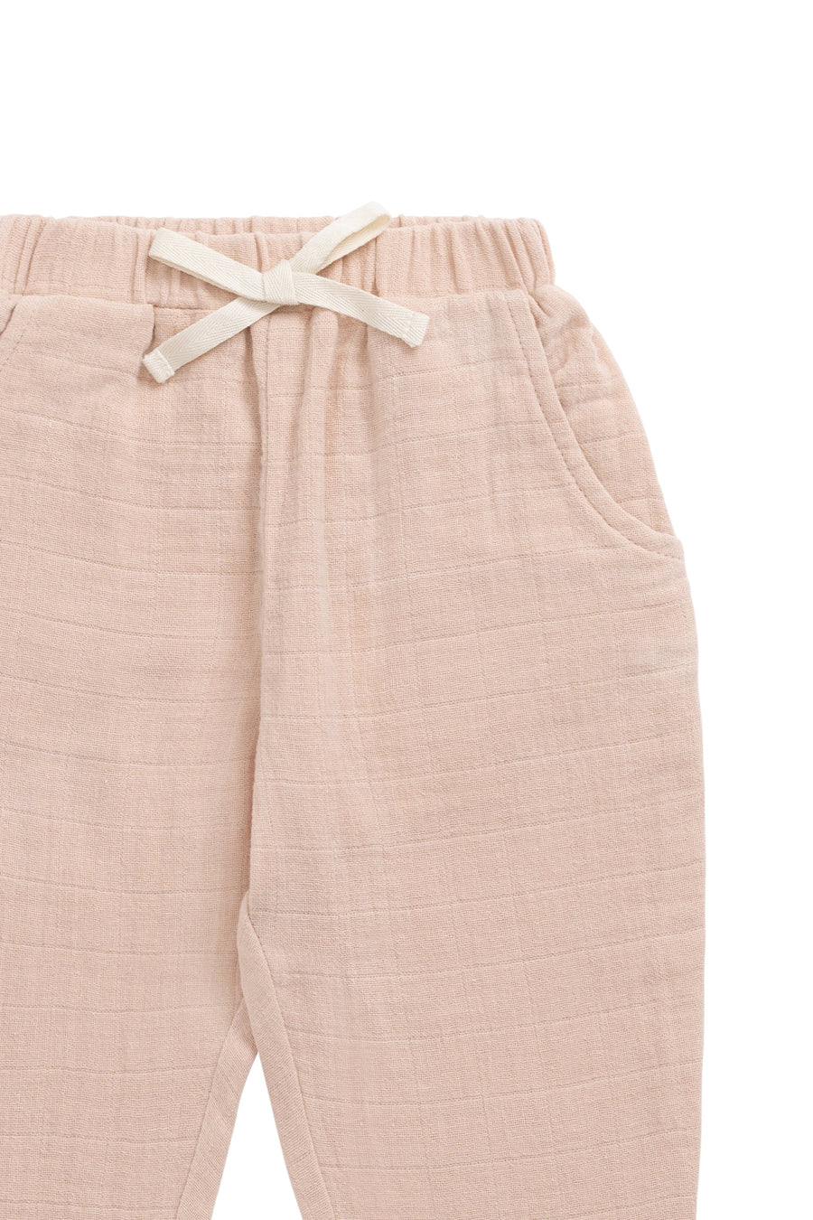 Organic Cotton Muslin Cordelia Pant - Chalky Pink Childrens Pant from Jamie Kay Australia