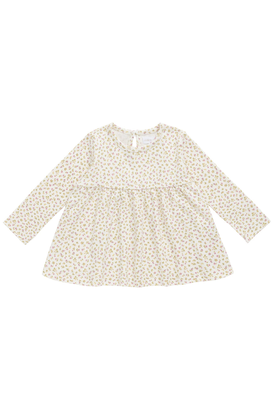 Organic Cotton Sage Top - Pippa Pink Childrens Top from Jamie Kay Australia