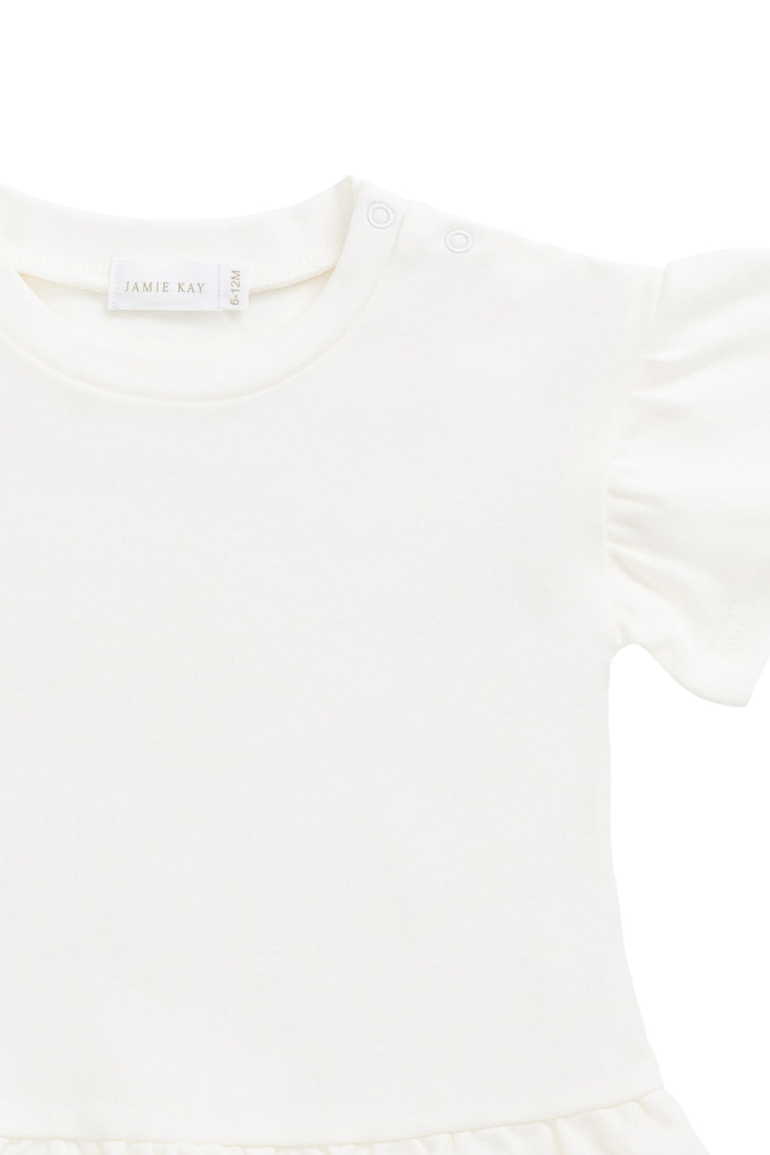 Pima Cotton Imogen Top - Coconut Childrens Top from Jamie Kay Australia