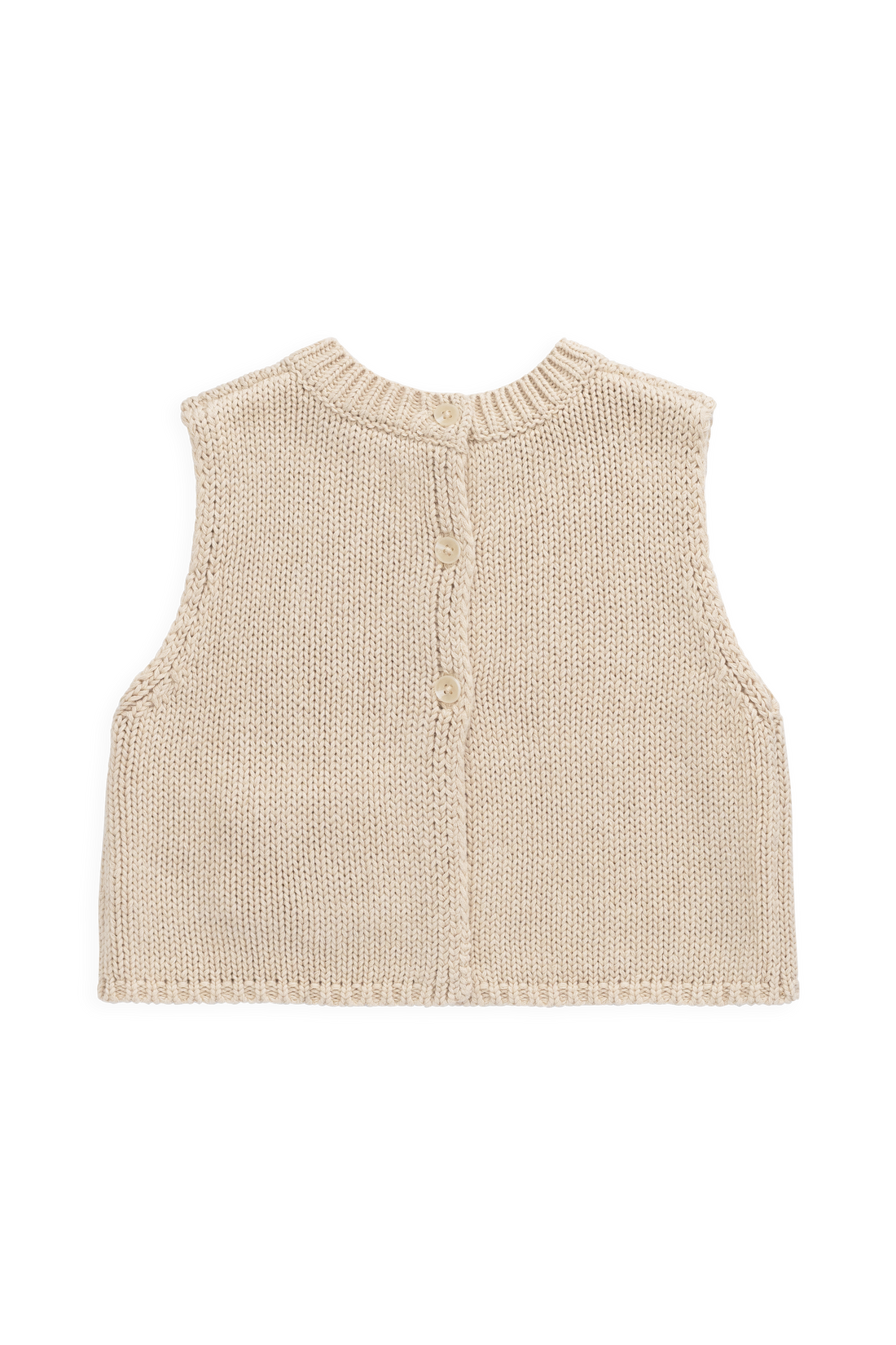 Drew Knit Vest - Vintage Linen Childrens Vest from Jamie Kay Australia