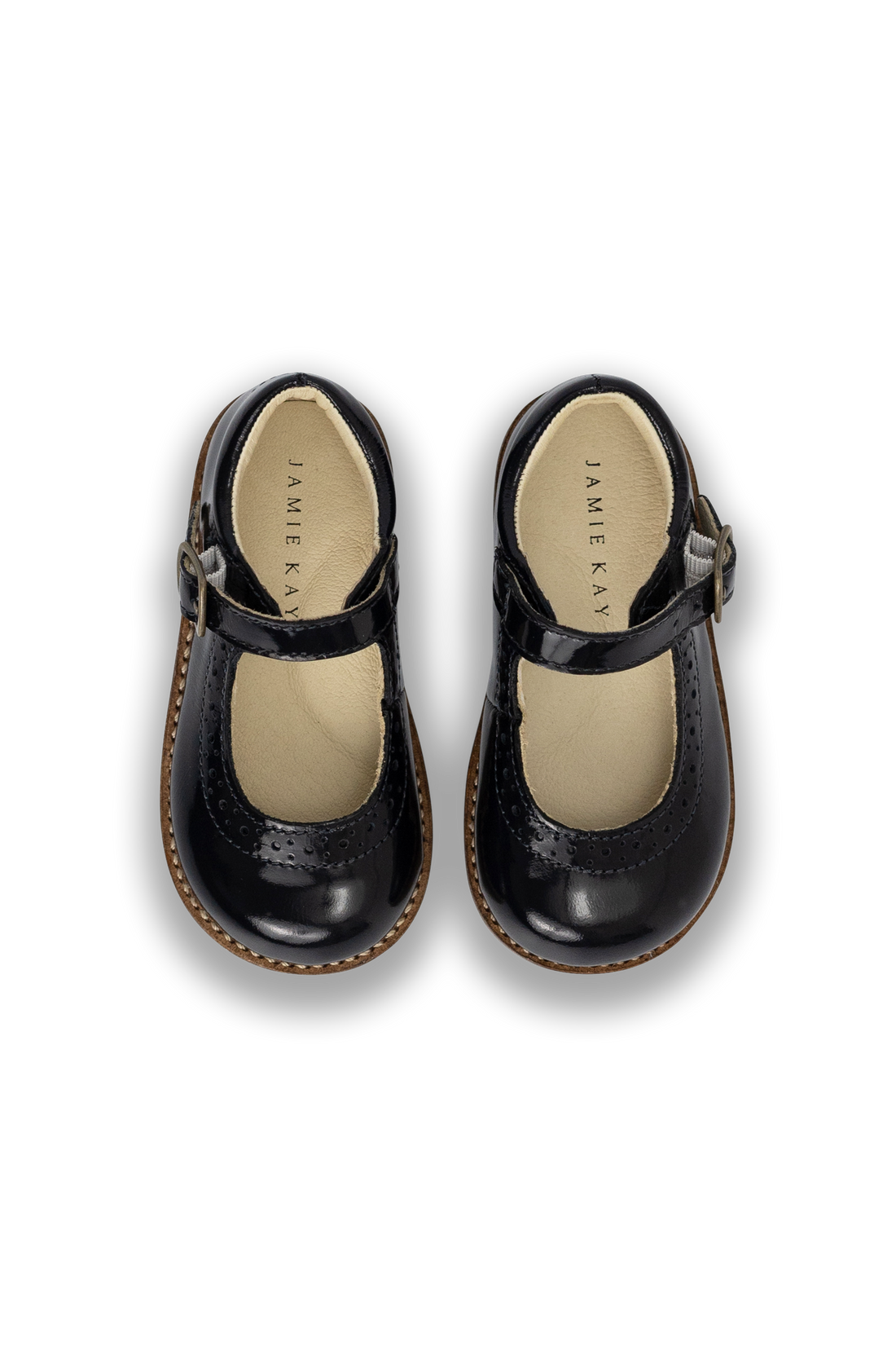 Eliane Flat - Patent Navy Childrens Footwear from Jamie Kay Australia