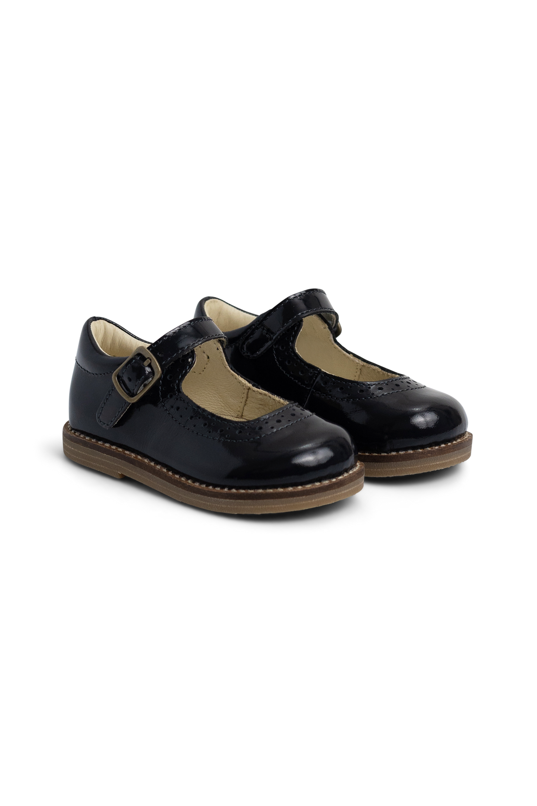 Eliane Flat - Patent Navy Childrens Footwear from Jamie Kay Australia
