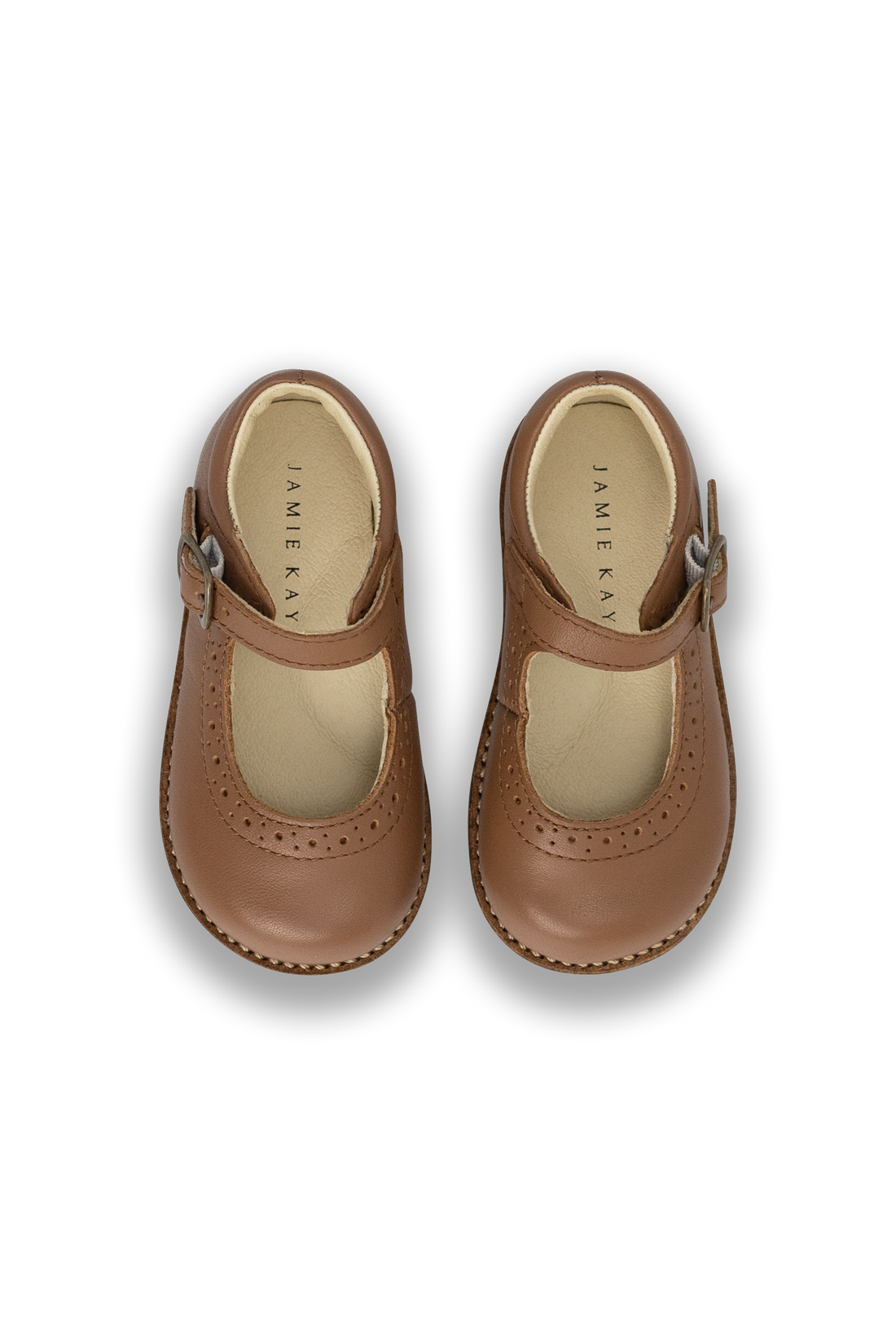 Eliane Flat - Tan Childrens Footwear from Jamie Kay Australia