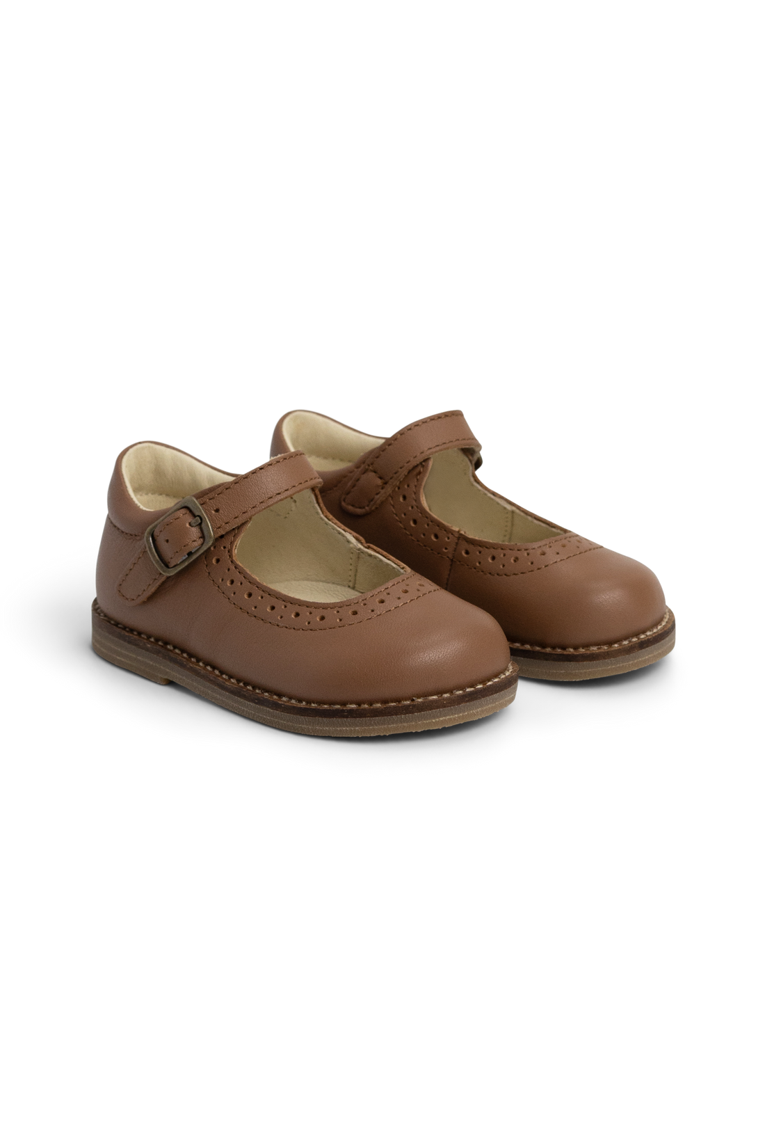 Eliane Flat - Tan Childrens Footwear from Jamie Kay Australia