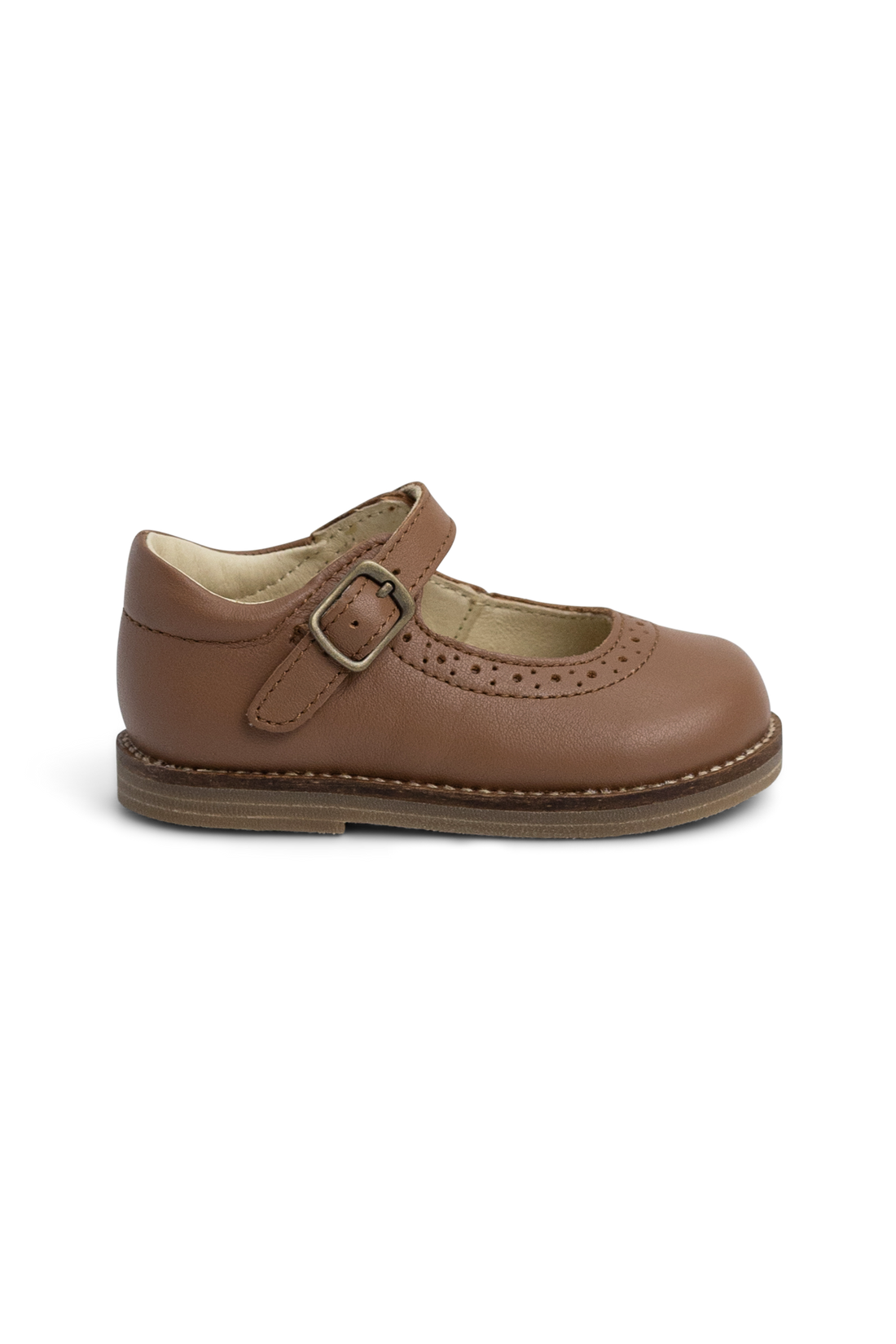 Eliane Flat - Tan Childrens Footwear from Jamie Kay Australia