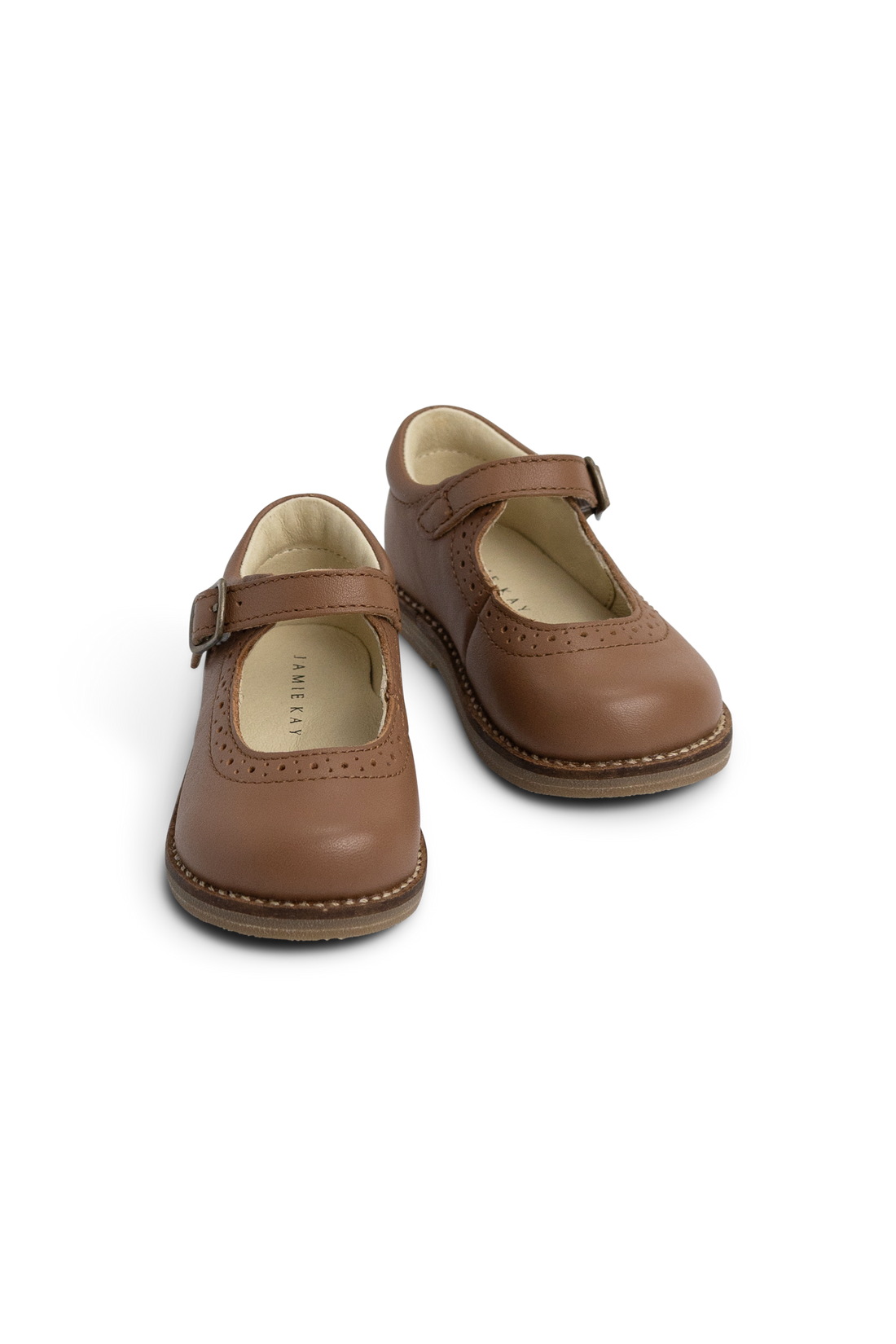Eliane Flat - Tan Childrens Footwear from Jamie Kay Australia