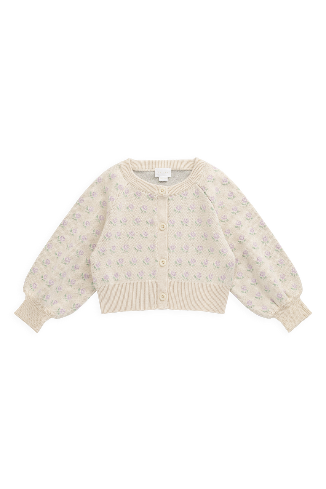 Evie Knitted Cardigan - Vanilla Evie Childrens Cardigan from Jamie Kay Australia