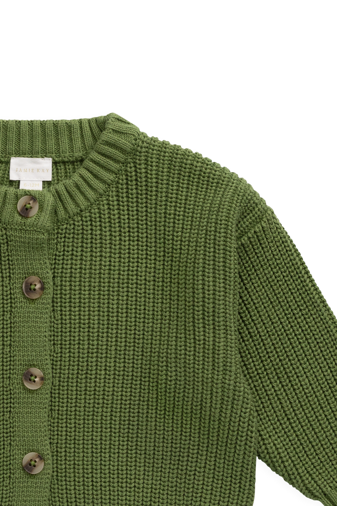 Johan Knitted Cardigan - Matcha Childrens Cardigan from Jamie Kay Australia