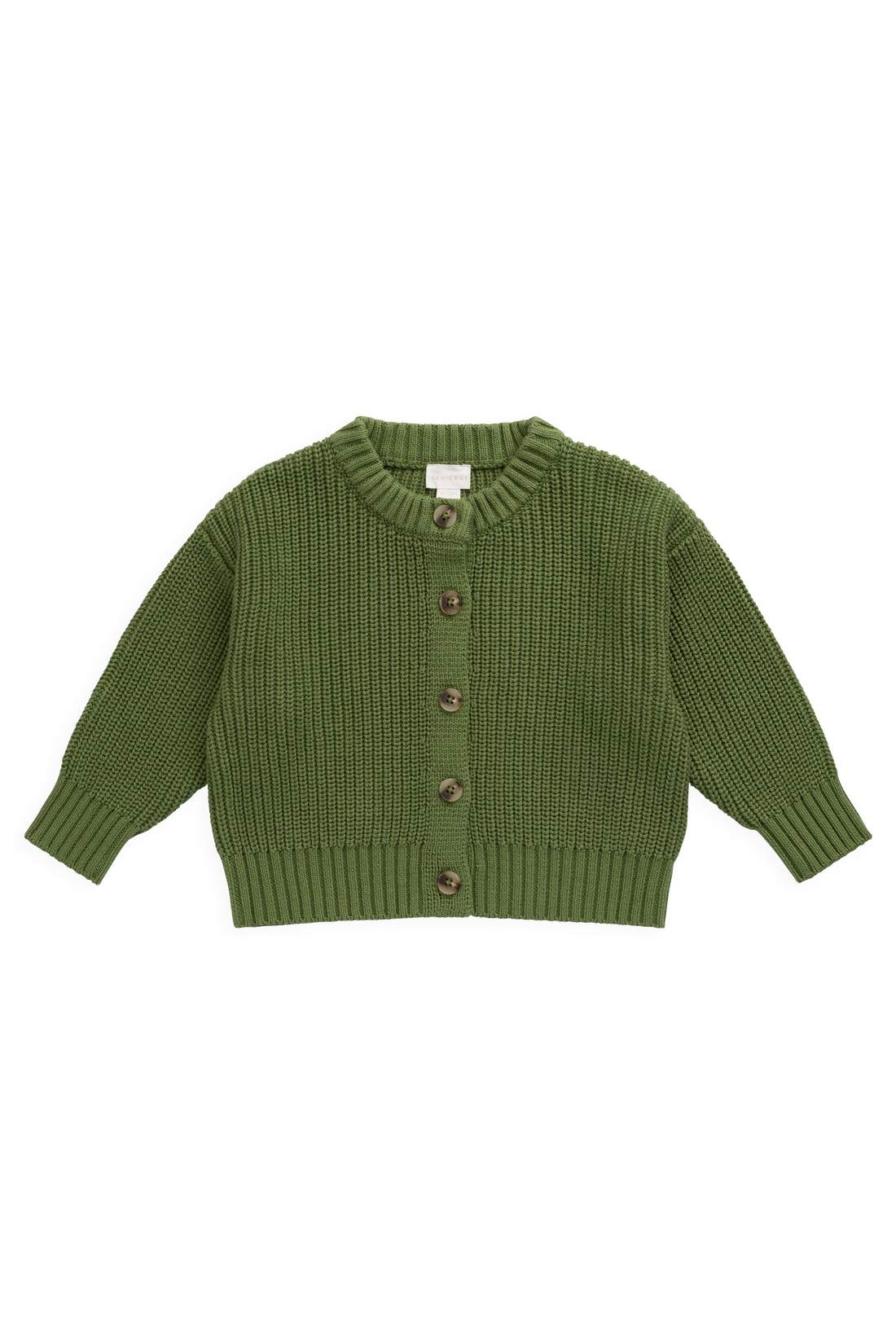 Johan Knitted Cardigan - Matcha Childrens Cardigan from Jamie Kay Australia