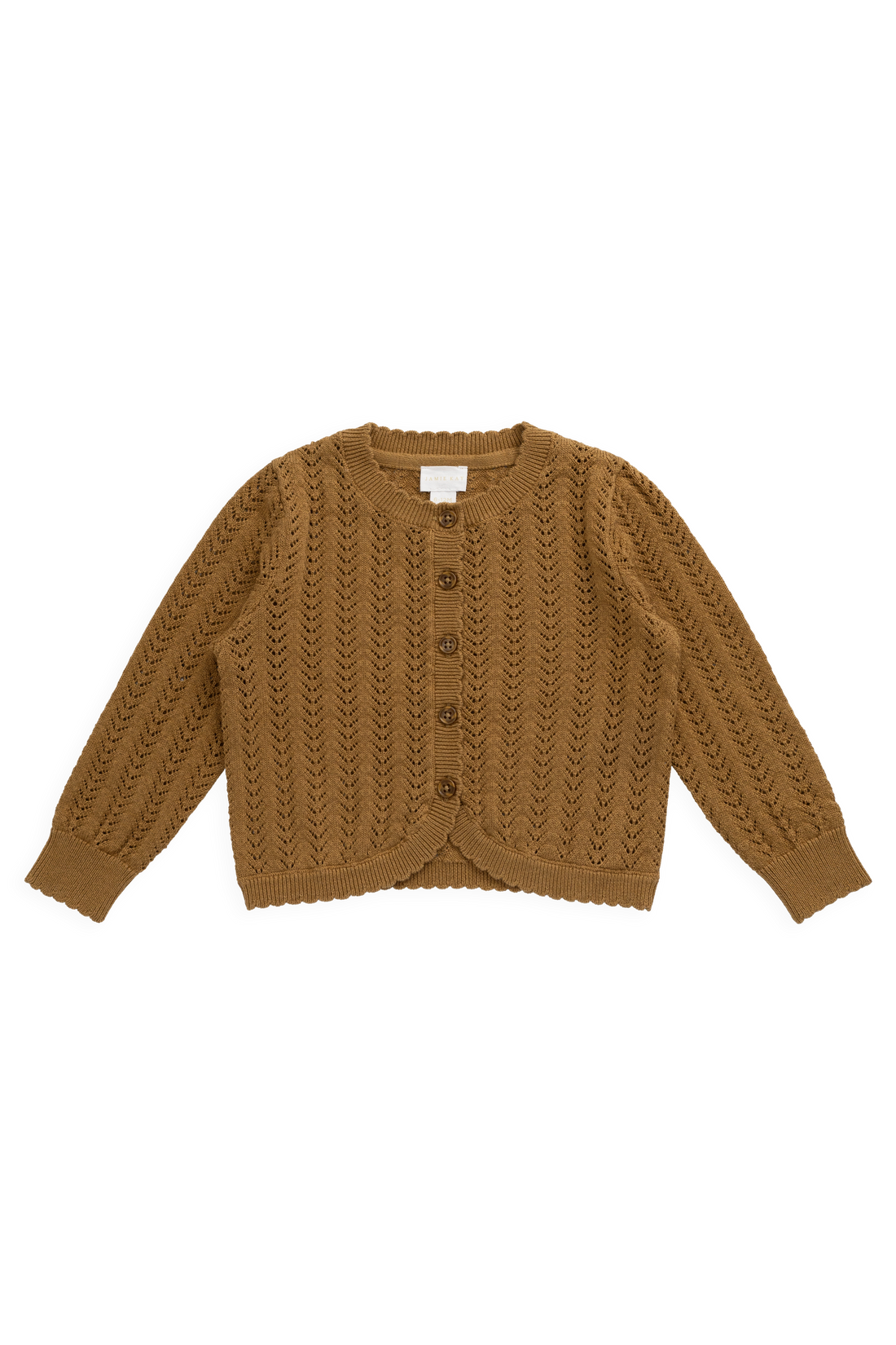 Maxine Knitted Cardigan - Antique Bronze Childrens Cardigan from Jamie Kay Australia