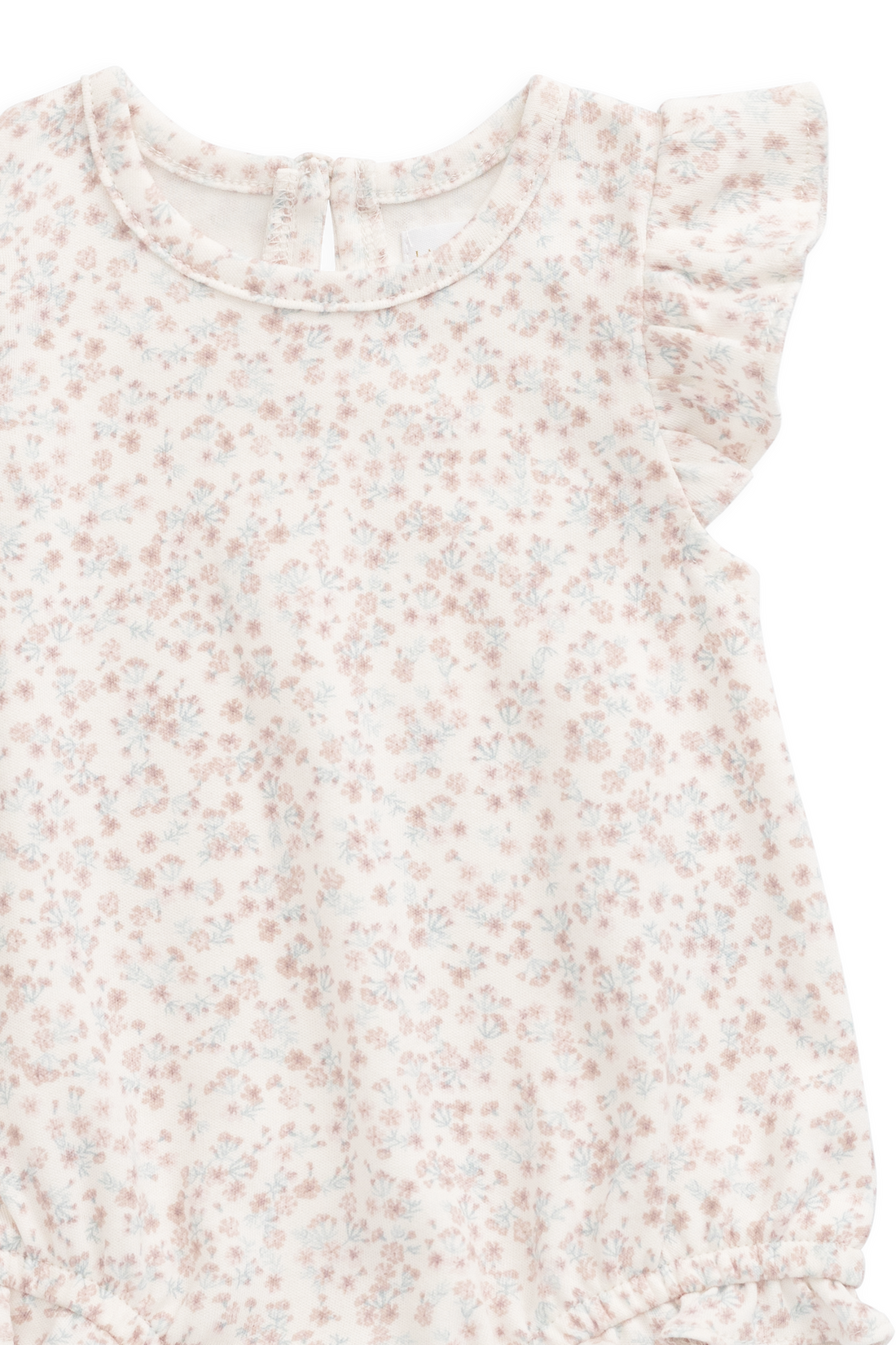 Organic Cotton Adrienne Playsuit - Posy Milk Childrens Playsuit from Jamie Kay Australia