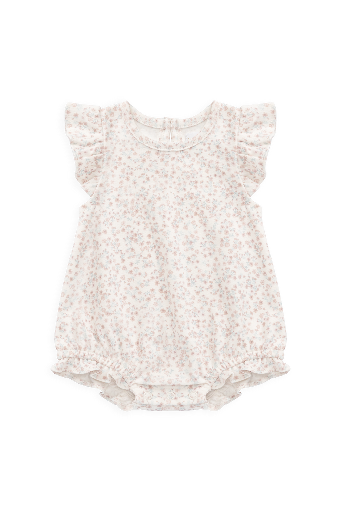 Organic Cotton Adrienne Playsuit - Posy Milk Childrens Playsuit from Jamie Kay Australia