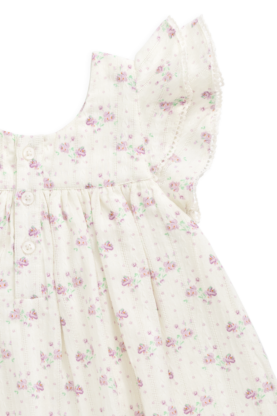 Organic Cotton Caroline Dress - Molly Lilac Childrens Dress from Jamie Kay Australia