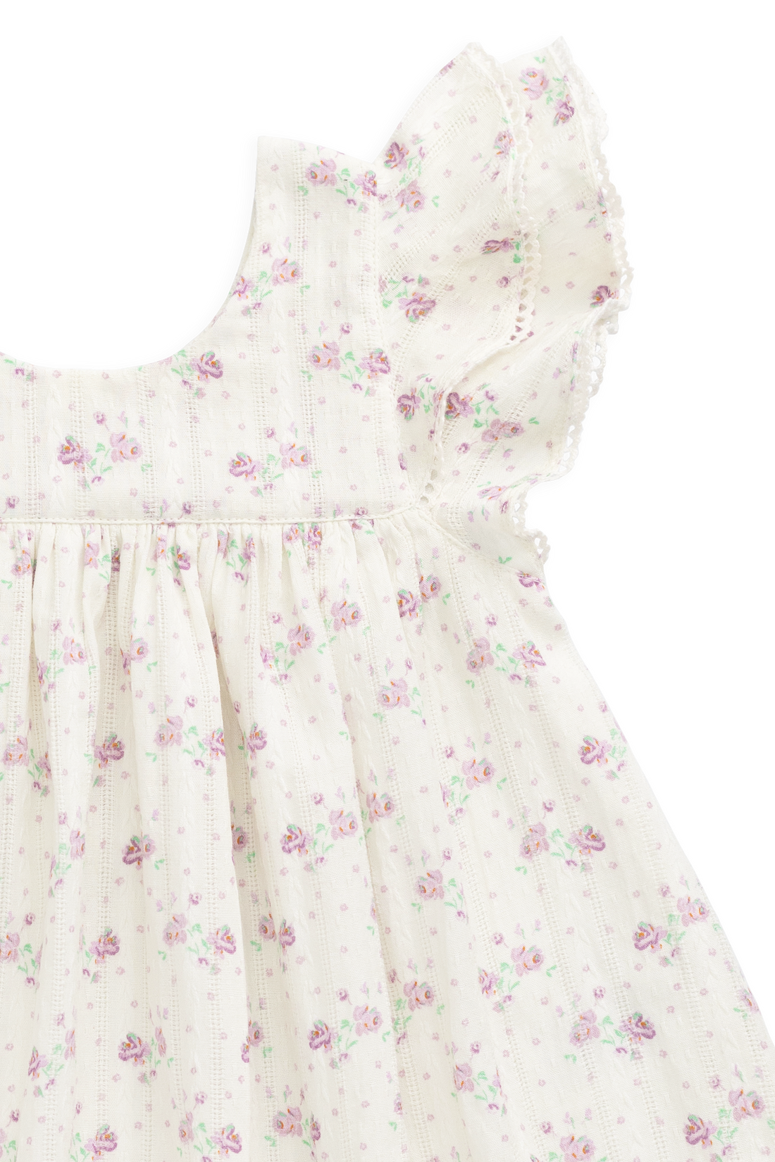 Organic Cotton Caroline Dress - Molly Lilac Childrens Dress from Jamie Kay Australia