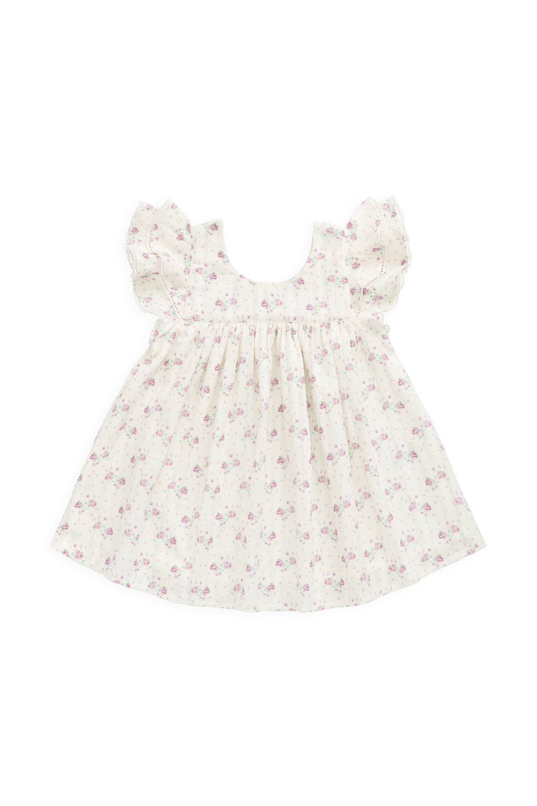 Organic Cotton Caroline Dress - Molly Lilac Childrens Dress from Jamie Kay Australia