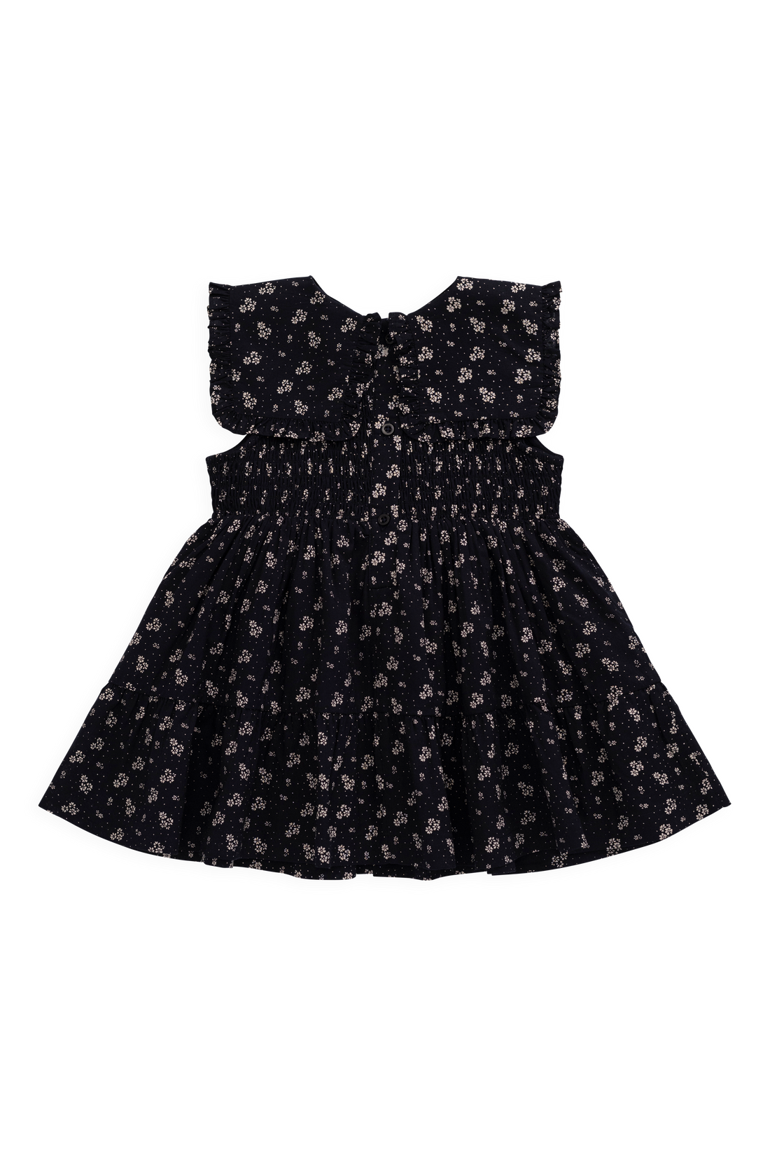 Organic Cotton Christabel Dress - Maisie Navy Childrens Dress from Jamie Kay Australia