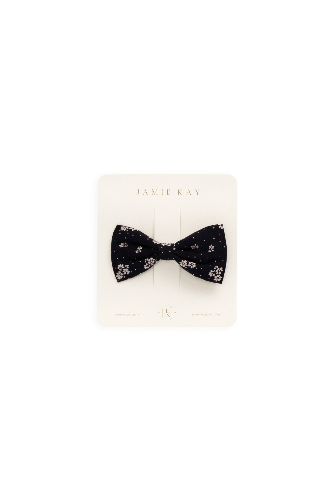 Organic Cotton Desiree Bow - Maisie Navy Childrens Bow from Jamie Kay Australia